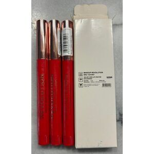 Revolution Velvet Kiss Lip Crayon Decadence Lot of 3